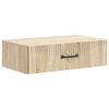 vidaXL Стенен страничен масичка Дъб сонома 59 x 34,5 x 17 см