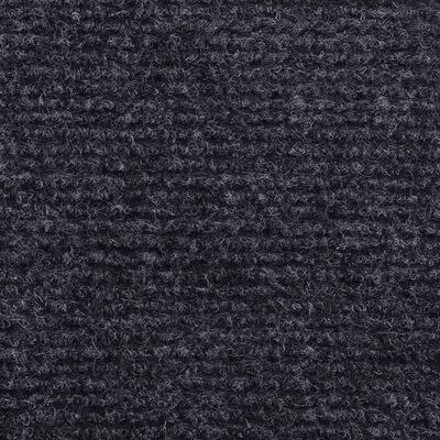 vidaXL Изложбен килим, набразден, 1,2x20 м, антрацит