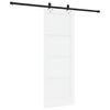 vidaXL Преплъзваща се врата ORKDAL Бяло 73,5 x 198,5 см
