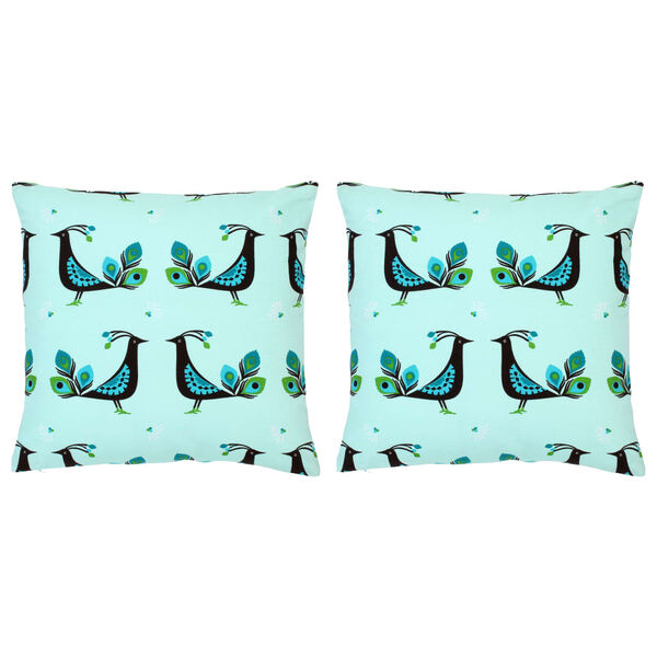 vidaXL Възглавници, 2 бр, цветен принт, 40x40 см, памук