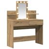 vidaXL Тоалетка Дъб 100 x 40 x 130 см Инженерно дърво