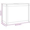 vidaXL Кутия за пране, 88,5x44x66 см, борово дърво масив