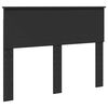 vidaXL Рамка за легло с таблото Черно 120 x 200 cm Инженерно дърво