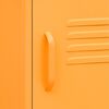 vidaXL Нощно шкафче, горчица жълто, 35х35х51 см, стомана