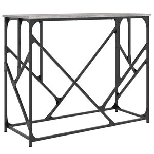 vidaXL Конзолна маса, сив сонома, 100x40x80 см, инженерно дърво