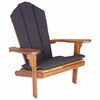 vidaXL Градински Adirondack стола Натурално Солидно тиково дърво