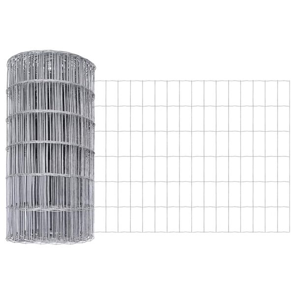 vidaXL Европейска ограда 0,6 x 10 м Желязо с PVC покритие