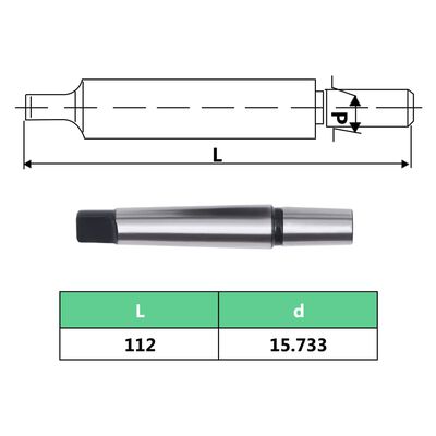 vidaXL Патронник за бормашина, бързозатягащ, MT2-B16, 13 мм