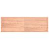 vidaXL Плот за маса светлокафяв 200x60x(2-6) см обработен масивен дъб