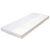 vidaXL Матрак, 90x200 см, 7 зони, PU пяна, 10 см, H2, H3