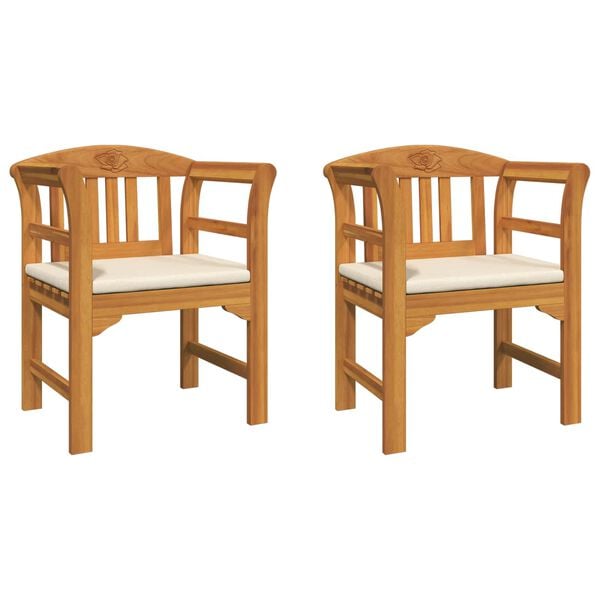 vidaXL Розова пейка Естествен 68,5 x 46 x 82,5 см