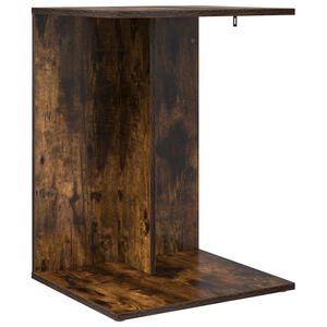 vidaXL Странична маса Димян дъб 45 x 40 x 62,5 см Инженерна дървесина