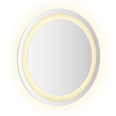 vidaXL LED огледало за баня 40 см кръгло