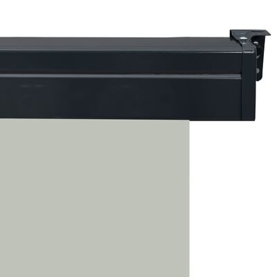 vidaXL Вертикална тента за балкон, 85x250 см, сива