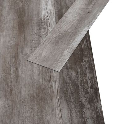 vidaXL Самозалепващи PVC подови дъски 5,21 м² 2 мм матово кафяво дърво
