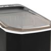 vidaXL Ледогенератор, черен, 1,4 л, 15 кг/24 часа