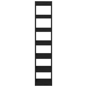 vidaXL Шкаф за книги Черния дъб 40 x 30 x 198 см Инженерно дърво