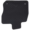 vidaXL Автомобилен килим 4 pcs Черно Каучук