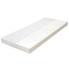 vidaXL Матрак, 90x200 см, 7 зони, PU пяна, 10 см, H2, H3