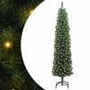 vidaXL С изкуствено коледно дърво с 300 LED светодиода Зелен 180 cm