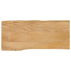 vidaXL Плот за маса, 80x40x3,8 см, жив ръб, масивно дърво манго