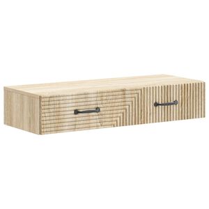 vidaXL Стенен страничен масичка Дъб сонома 87,5 x 34,5 x 17 см
