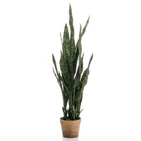Emerald Изкуствено растение Сансеверия в саксия, 84 см