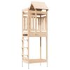 vidaXL Игрална кула Кафяво 52,5 x 85 x 238 см Солидно борово дърво