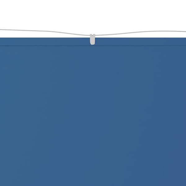 vidaXL Вертикален сенник, син, 60x270 см, оксфорд плат