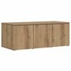 vidaXL ТВ шкаф, дъб артизан, 80x34x30 см, инженерно дърво
