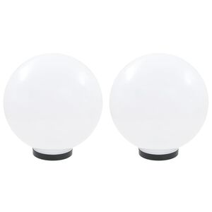 vidaXL Градински сфери за LED лампи, 2 бр, 30 см, PMMA