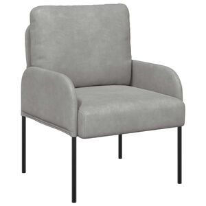 vidaXL Дивани с възглавница 55cm Светлосиво Шперплат