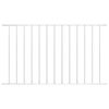 vidaXL Ограден панел, прахово боядисан, стомана, 1,63x1,25 м, бял