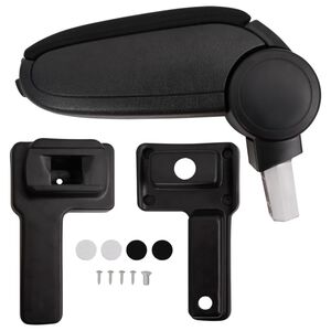 vidaXL Подлакътник за кола черен 14,5x32x(27-46) см ABS
