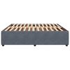 vidaXL Рамка за легло без матрак, тъмносива, 200x200 см, кадифе