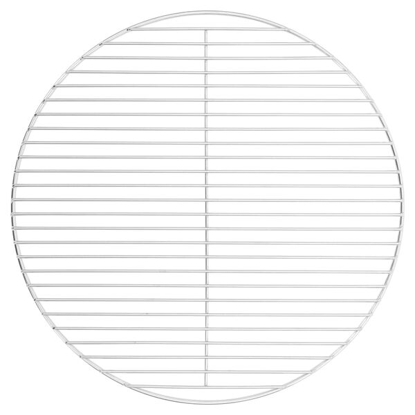 vidaXL Решетка за барбекю, кръгла, &Oslash;50 см, неръждаема стомана 304
