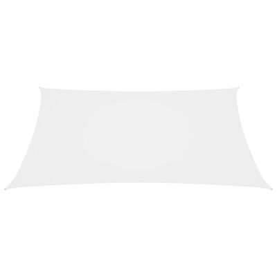 vidaXL Платно-сенник, Оксфорд текстил, квадратно, 4,5x4,5 м, бяло