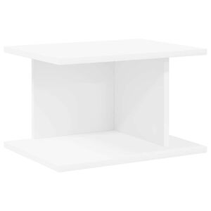 vidaXL Нощно шкафче Бяло 40 x 30 x 25 см Инженерна дървесина