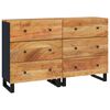 vidaXL Сайдборди, 2 бр, 60x33x75 см, акациево дърво масив