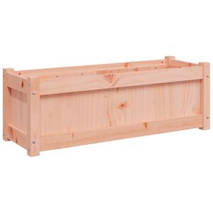 vidaXL Градински сандък, 90x31x31 см, дугласко дърво масив