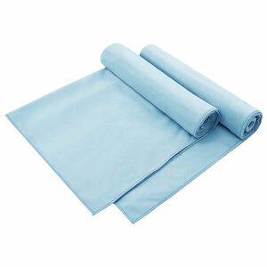 vidaXL Външни кърпи за стол 2 бр. Синьо 130 x 60 см
