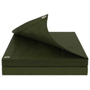 vidaXL Платно с детайли Зелено 2 x 3 м 260 гсм ПЕ