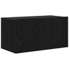 vidaXL Комплект ТВ шкаф 60 x 30 x 30 cm Черно Инженерна дървесина
