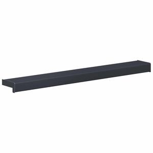 vidaXL Перваз за прозорец Антрацитен с дървесен фибър 80 x 15 x 4,5 см