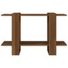 vidaXL Библиотека/разделител за стая, кафяв дъб, 80x30x51 см