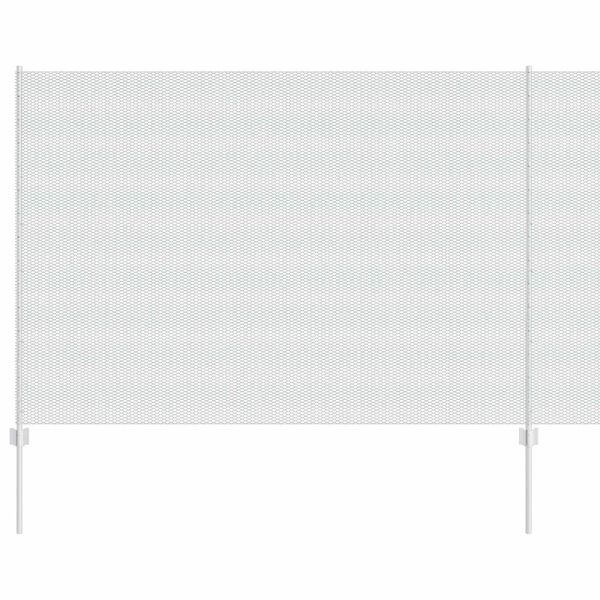 vidaXL Ограда и колче Сребрист 1,6 x 50 m Стомана