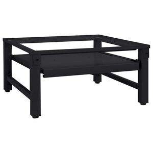 vidaXL Педестал за пералня Черен 62 x 60,5 x 32,5 см Стомана