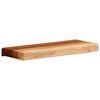 vidaXL Стенни рафтове, 2 бр, 40x20x3,5 см, акациево дърво масив