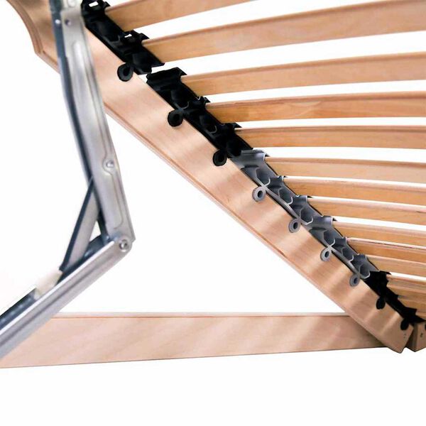 vidaXL Ламелна подматрачна рамка Кафяво 70 x 190 cm