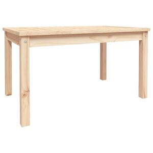 vidaXL Градинска маса, 82,5x50,5x45 см, борово дърво масив
